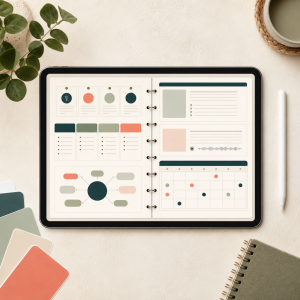 Content Idea Atlas digital planner product image