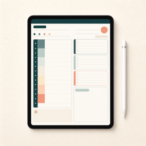 FocusFlow Daily Planner digital planner product image