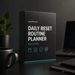 Daily Reset Routine Planner