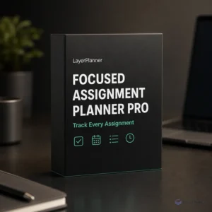 Focused Assignment Planner Pro