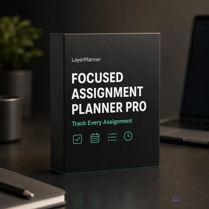 Focused Assignment Planner Pro