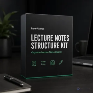 Lecture Notes Structure Kit
