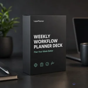 Weekly Workflow Planner Deck