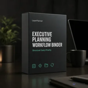 Executive Planning Workflow Binder