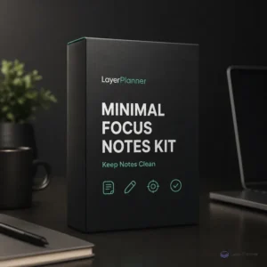 Minimal Focus Notes Kit