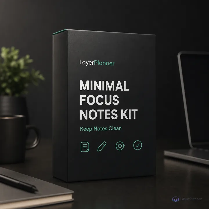 Minimal Focus Notes Kit