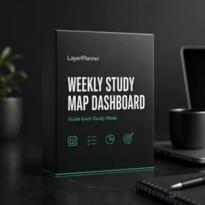 Weekly Study Map Dashboard