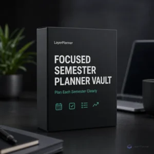 Focused Semester Planner Vault