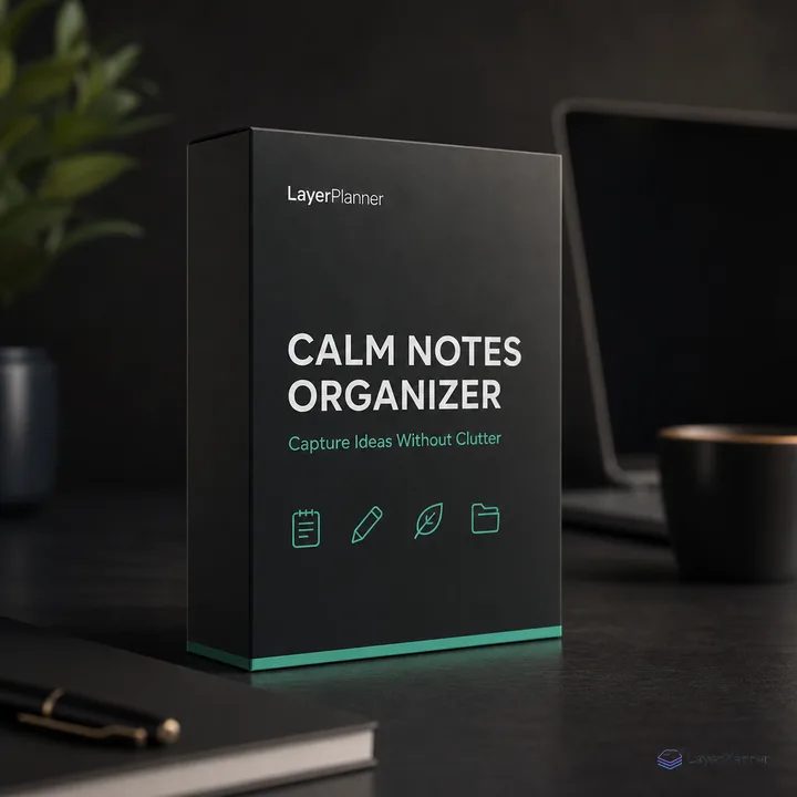 Calm Notes Organizer