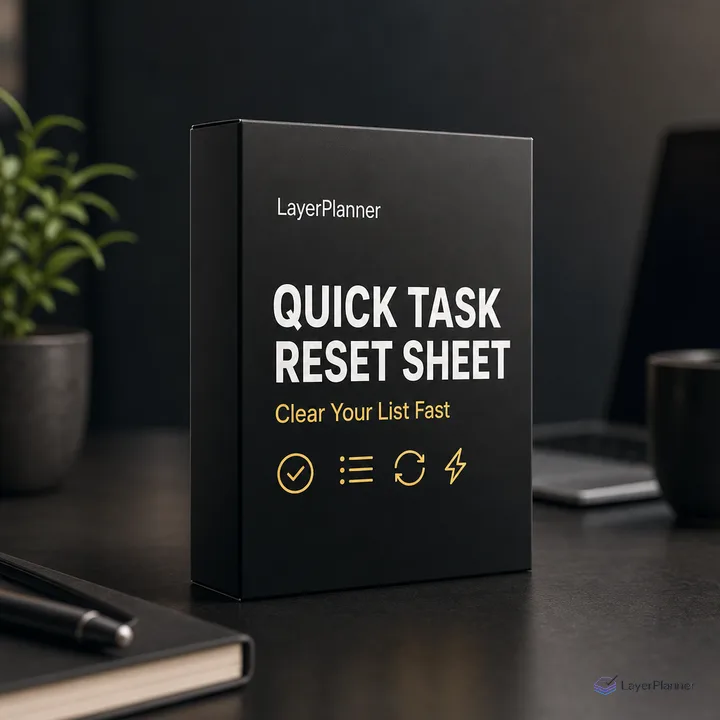 Quick Task Reset Sheet
