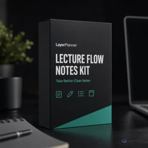 Lecture Flow Notes Kit