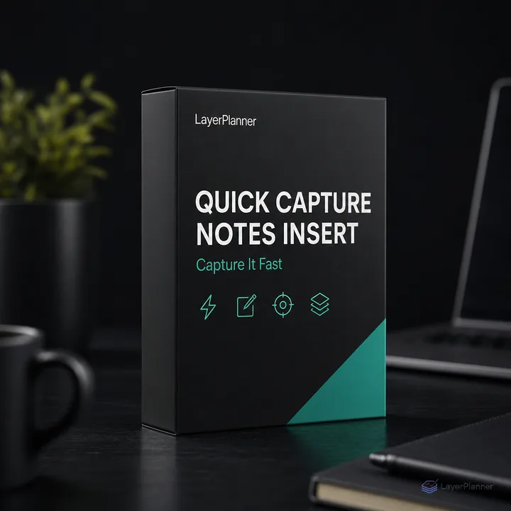 Quick Capture Notes Insert